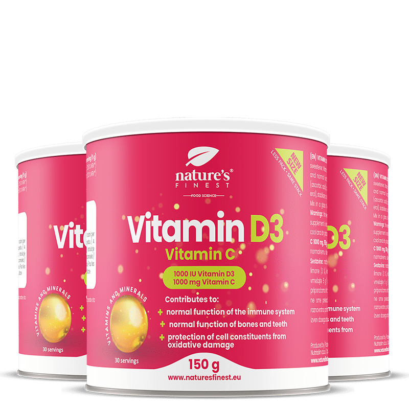 Box Vitamine D3 + Vitamine C paquet