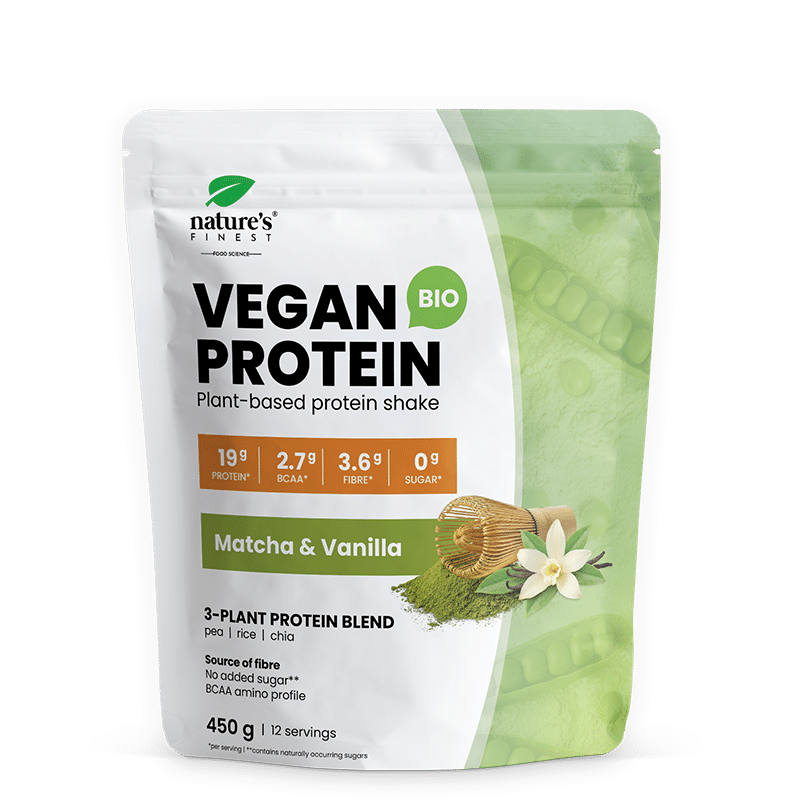 Bio Protéine Végétalienne – Matcha & Vanilla